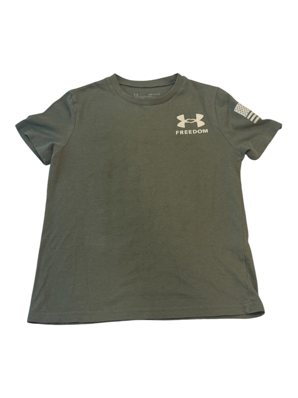 Under Armour Olive Green Kids' Freedom Logo Tee